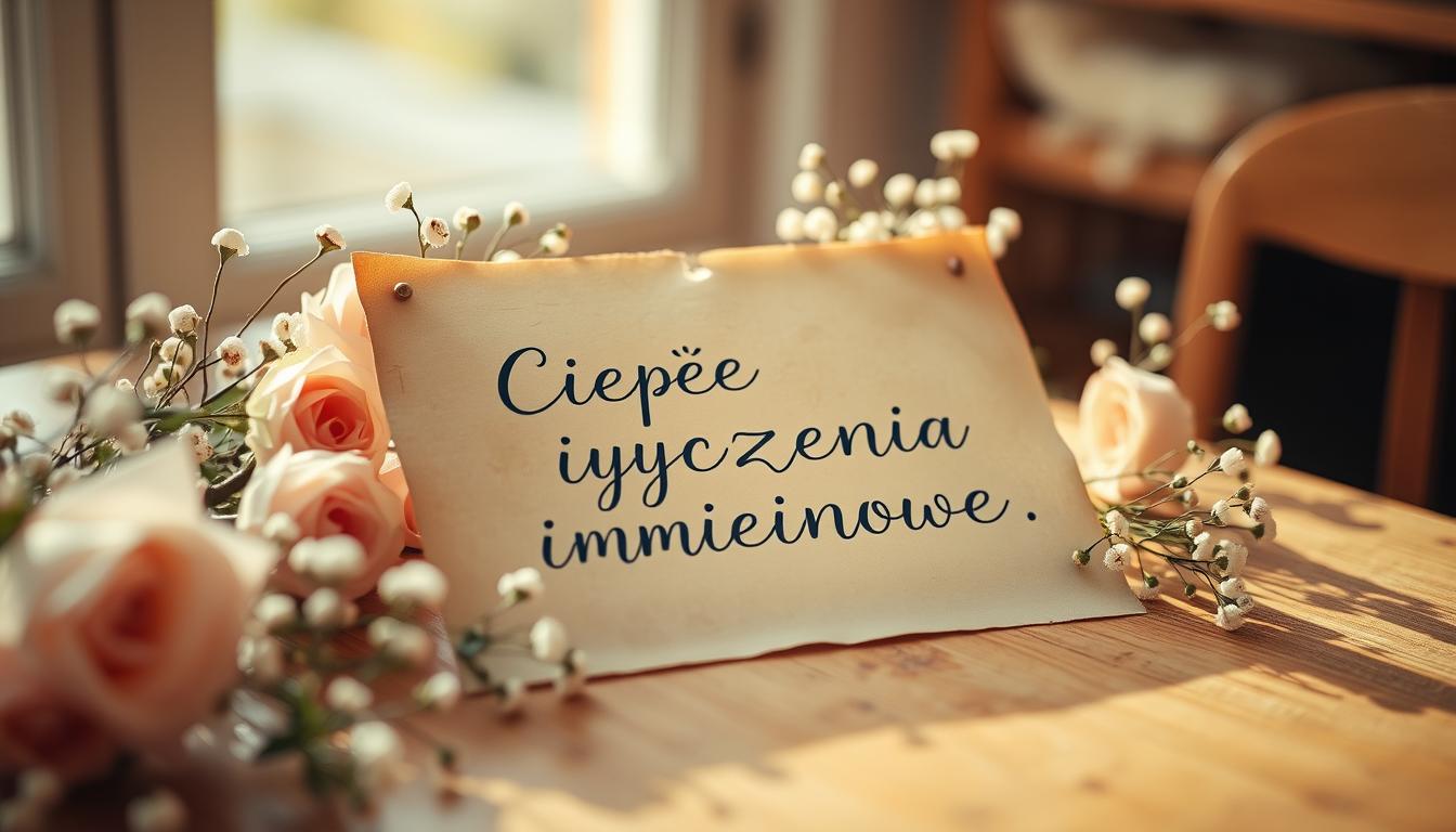 Ciepłe życzenia imieninowe