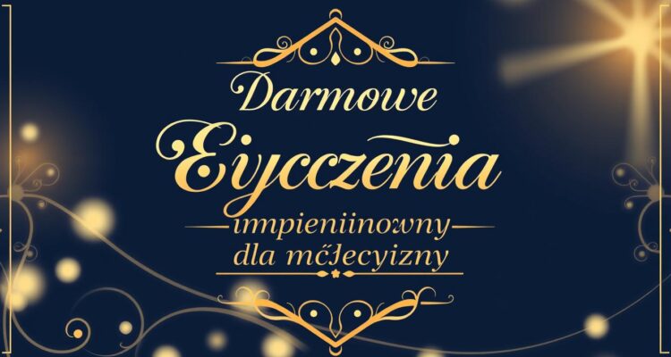 Darmowe życzenia imieninowe dla mężczyzny