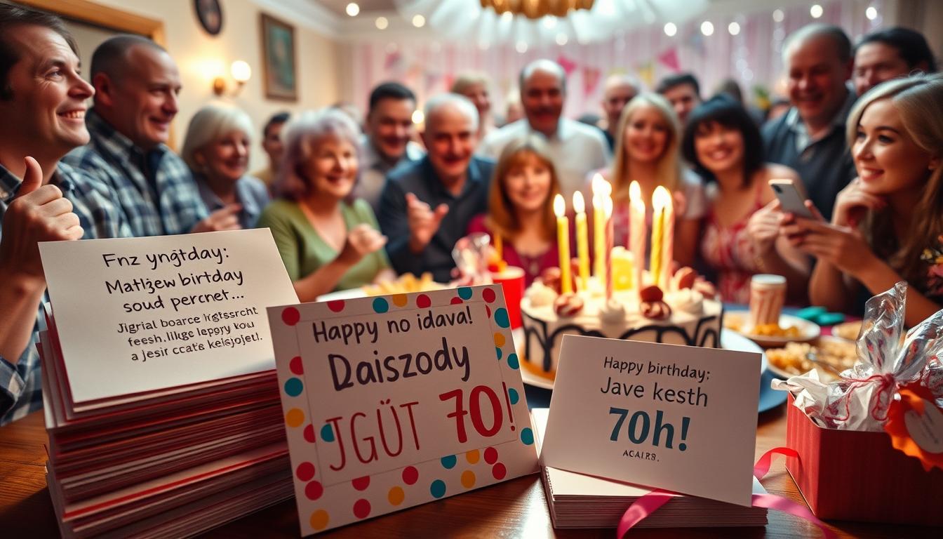 Dowcipne życzenia na 70 urodziny
