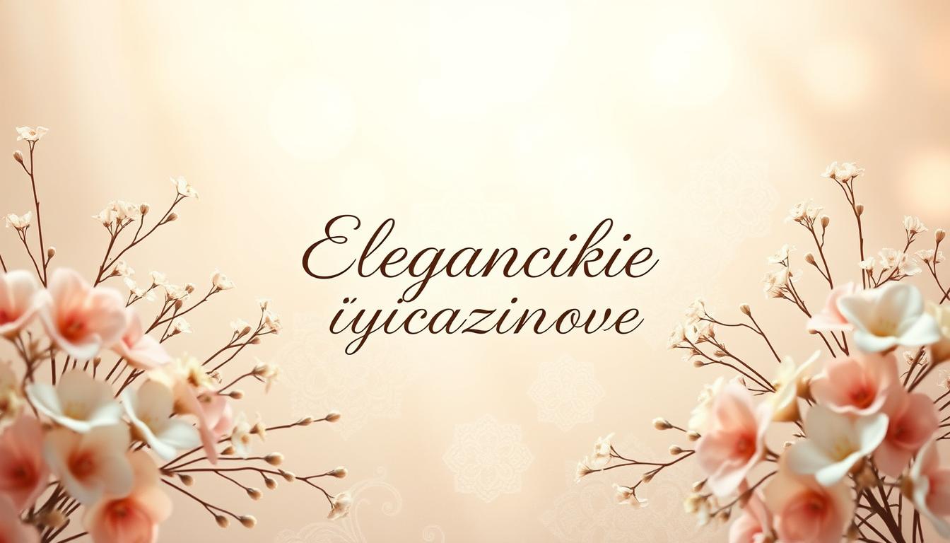 Eleganckie życzenia urodzinowe