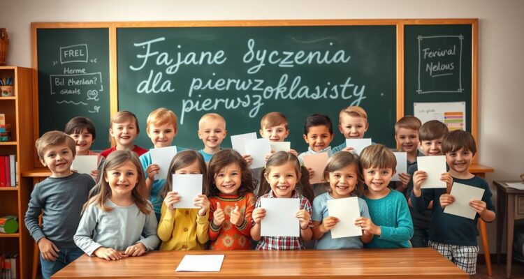 Fajne życzenia dla pierwszoklasisty