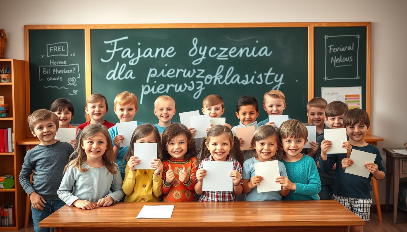 Fajne życzenia dla pierwszoklasisty
