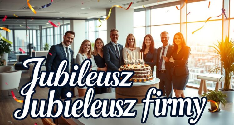 Jubileusz firmy życzenia