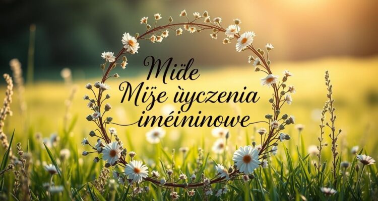 Miłe życzenia imieninowe