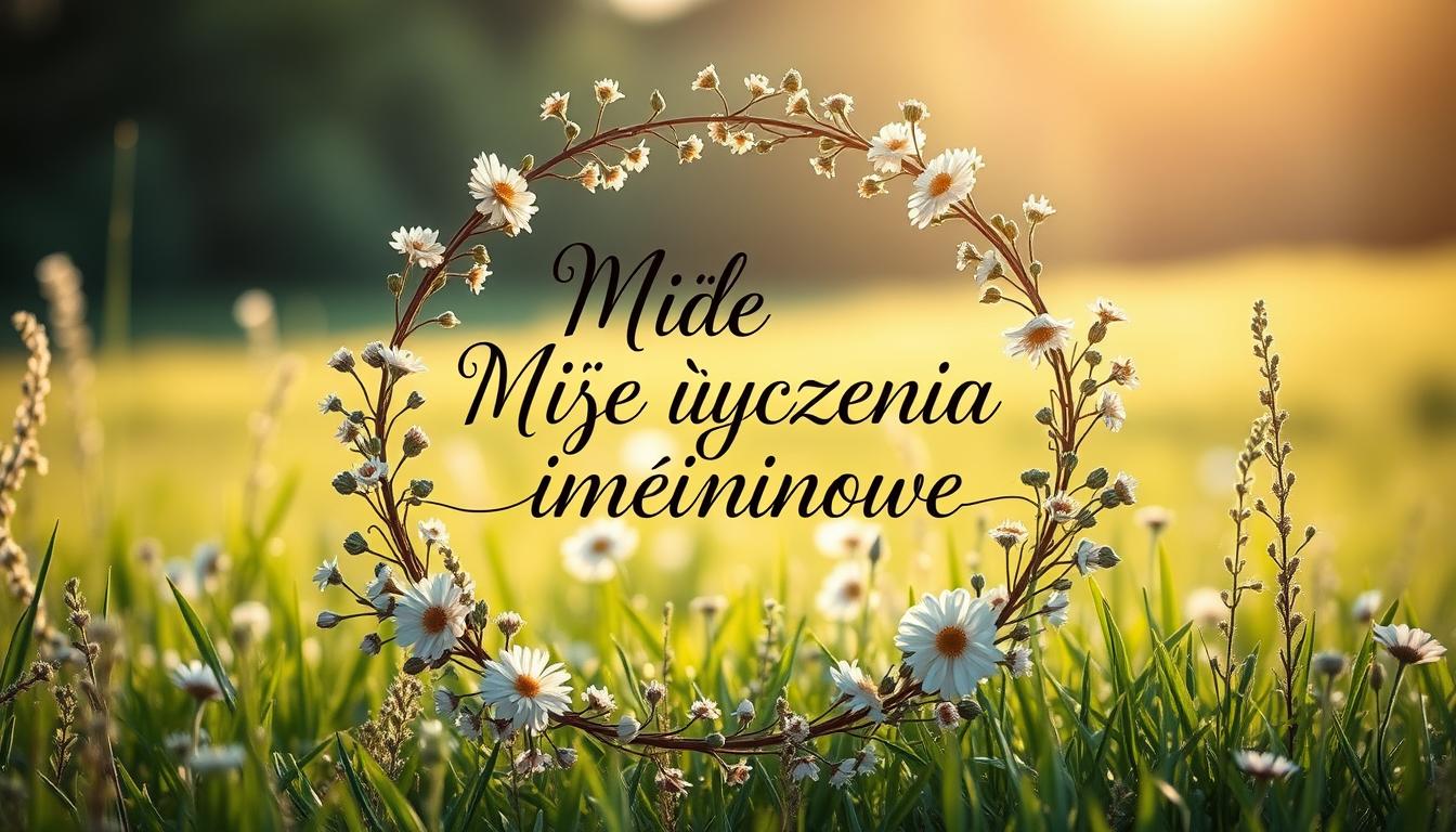 Miłe życzenia imieninowe