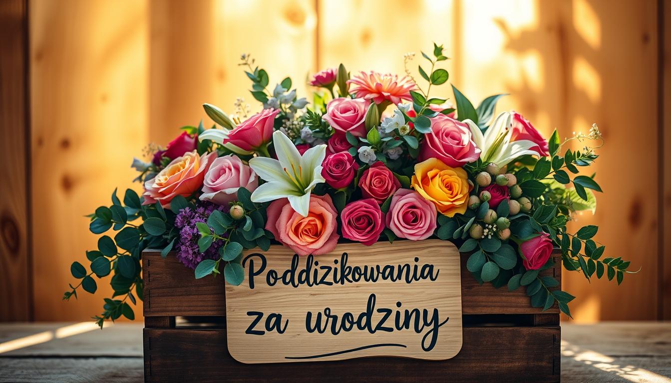 Podziękowania za urodziny