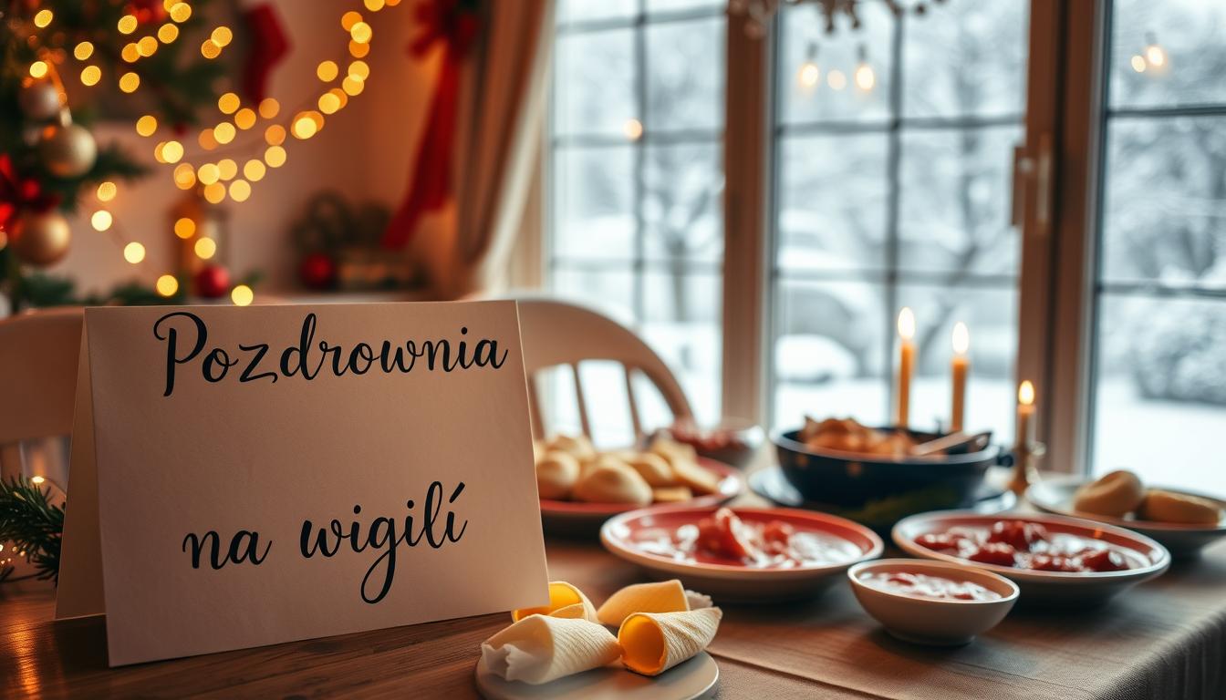 Pozdrowienia na wigilię