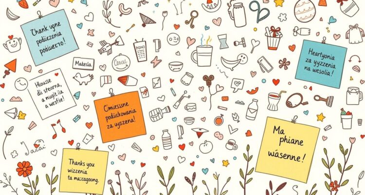 Śmieszne podziękowania za życzenia na wesoło