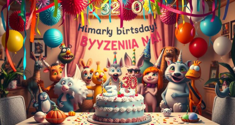 Śmieszne życzenia na 30