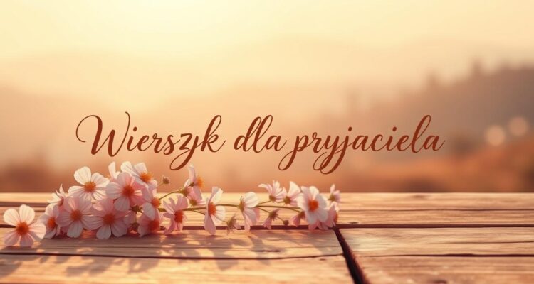 Wierszyk dla przyjaciela