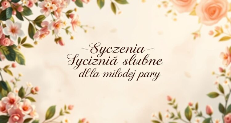 Życzenia dla nowożeńców