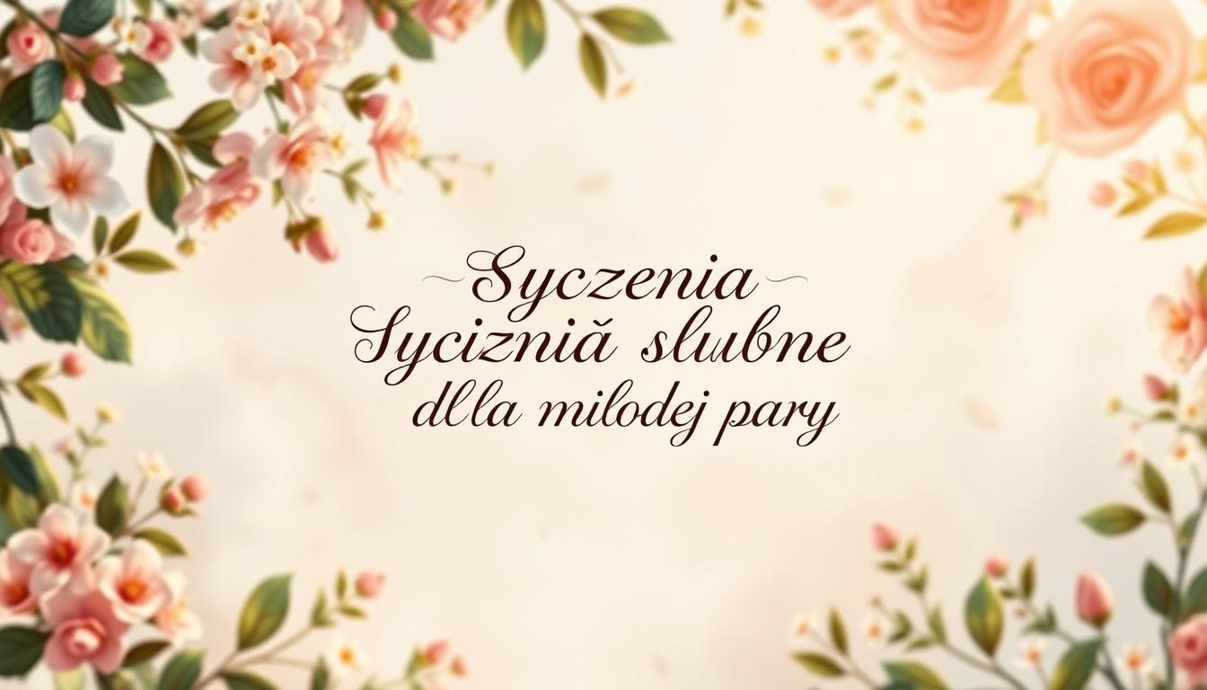 Życzenia dla nowożeńców