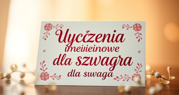 Życzenia imieninowe dla szwagra
