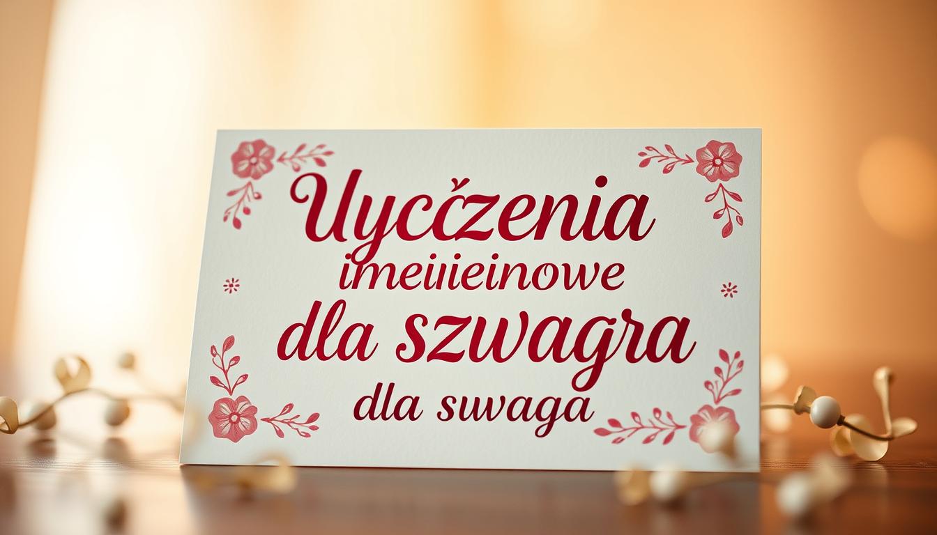 Życzenia imieninowe dla szwagra