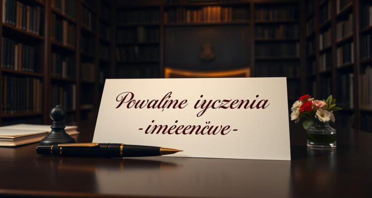 Życzenia imieninowe poważne