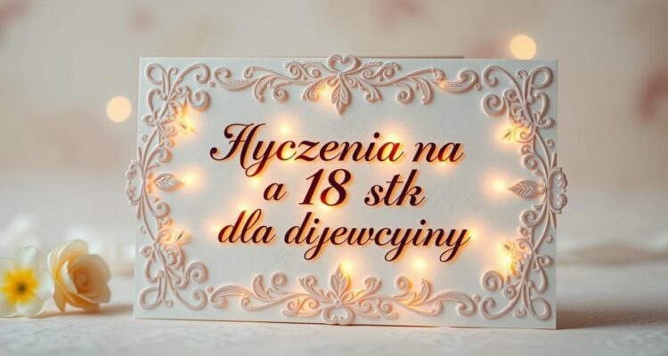 Życzenia na 18 stkę dla dziewczyny