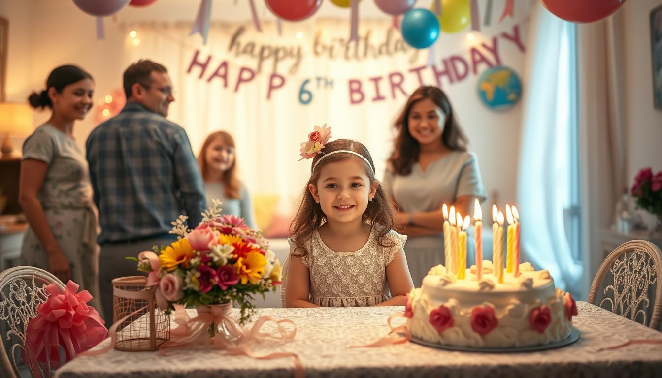 Życzenia na 6 urodziny dla dziewczynki
