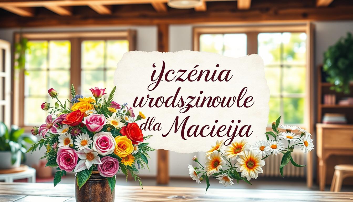 Życzenia urodzinowe dla macieja