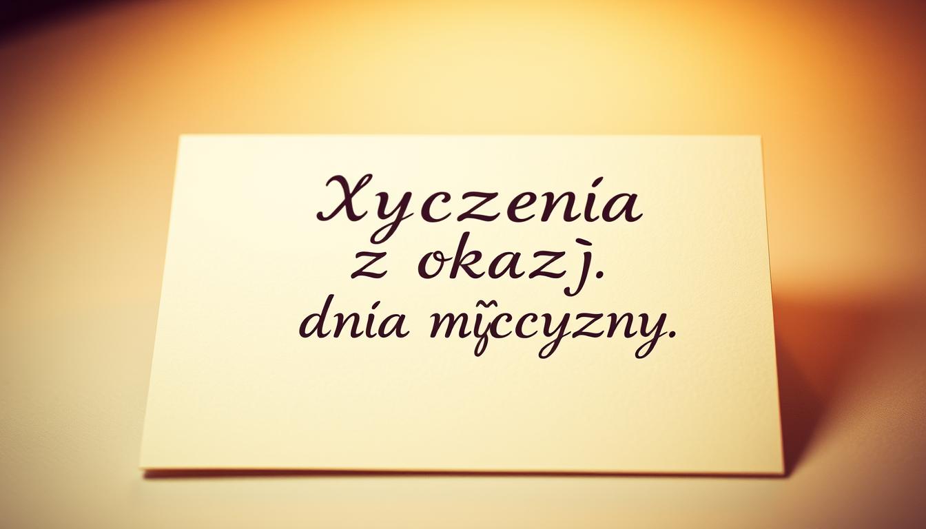 Życzenia z okazji dnia mężczyzny