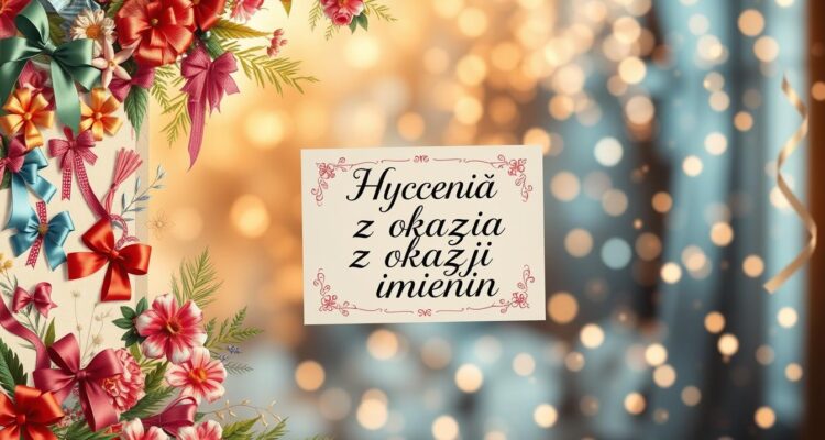 Życzenia z okazji imienin