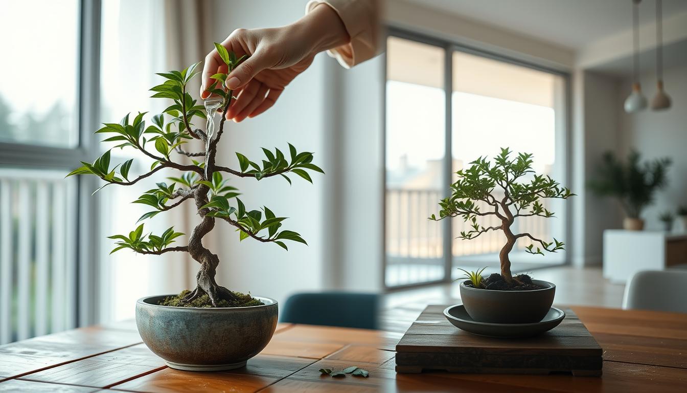 Jak podlewać bonsai