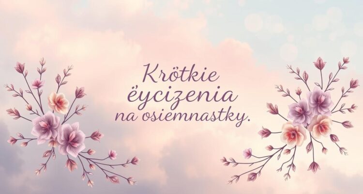 Krótkie życzenia na 18