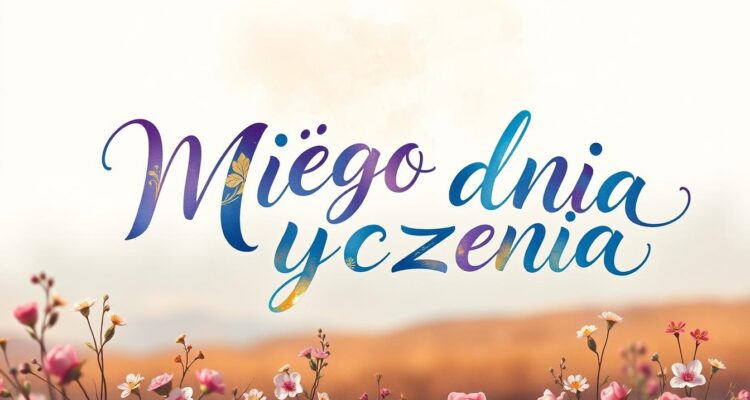 Miłego dnia życzenia