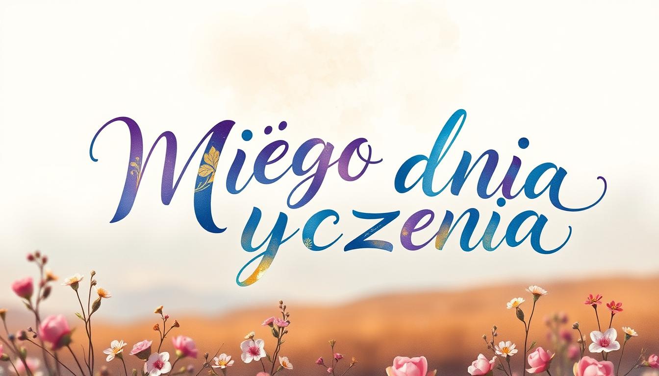 Miłego dnia życzenia
