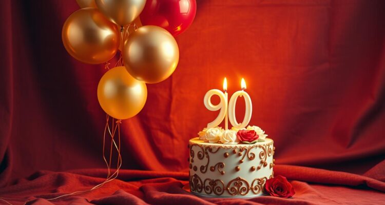 Życzenia urodzinowe na 90 lat