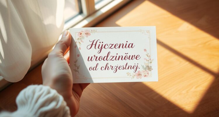 Piękne życzenia na 18 urodziny od chrzestnej