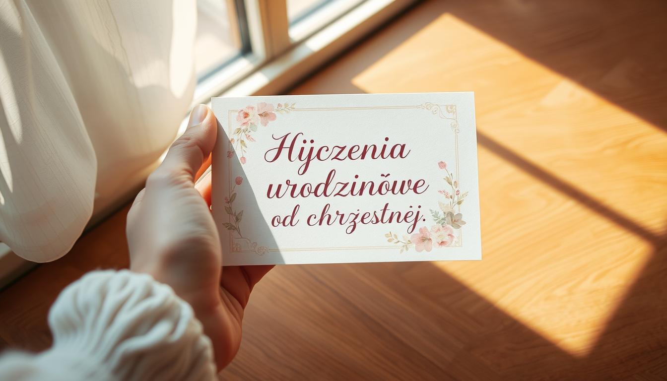 Piękne życzenia na 18 urodziny od chrzestnej