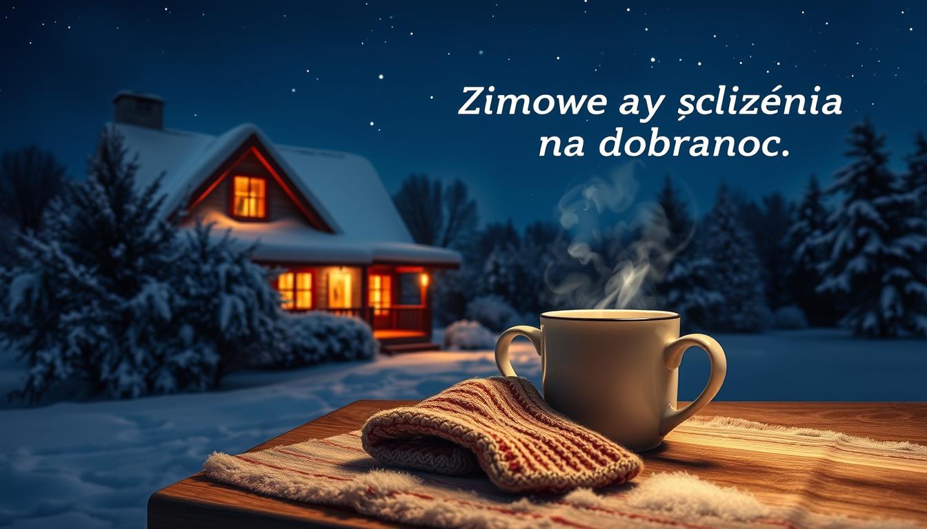 Zimowe życzenia na dobranoc