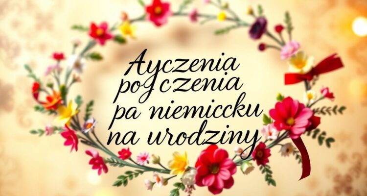 Życzenia po niemiecku na urodziny