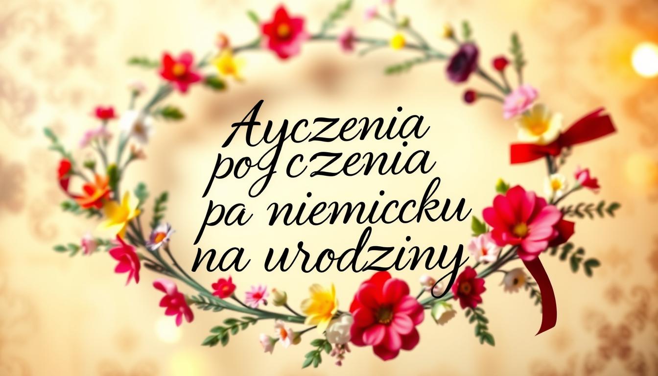 Życzenia po niemiecku na urodziny